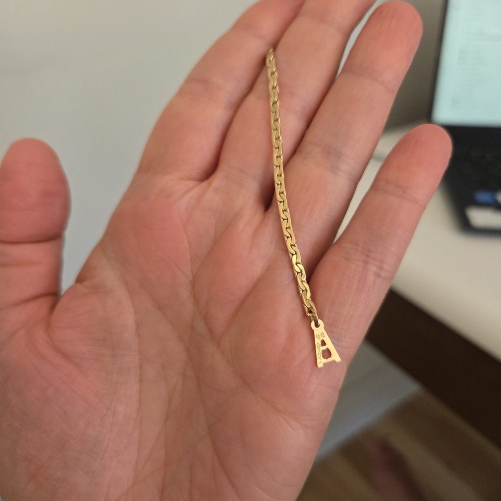 Vintage Amway Gold Tone C-link Chain Bracelet - Picture 6 of 9